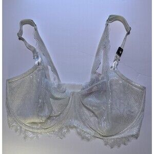 NWT Victoria's Secret Dream Cream Lace Push Up Without Padding UW Bra 38DDD